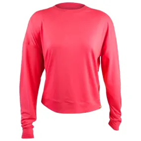 Lucky in Love Women's Essentials Hype Longsleeve - Coral Crush Flexible Movement Single Stitching