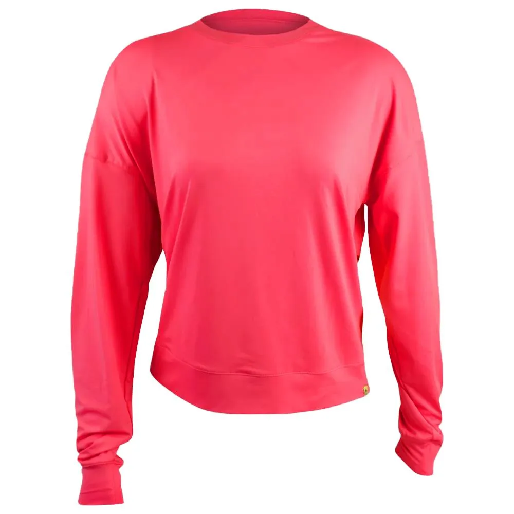 Lucky in Love Women's Essentials Hype Longsleeve - Coral Crush Flexible Movement Modern Design