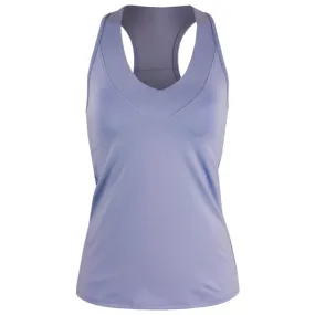 Skinny Fit Lucky In Love Women's Essentials V-neck Tank - Lilac Cut-Outs