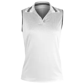 Lucky In Love Women's Off Tropic Tie Back Tank - White Fur Practical Feature Luxury