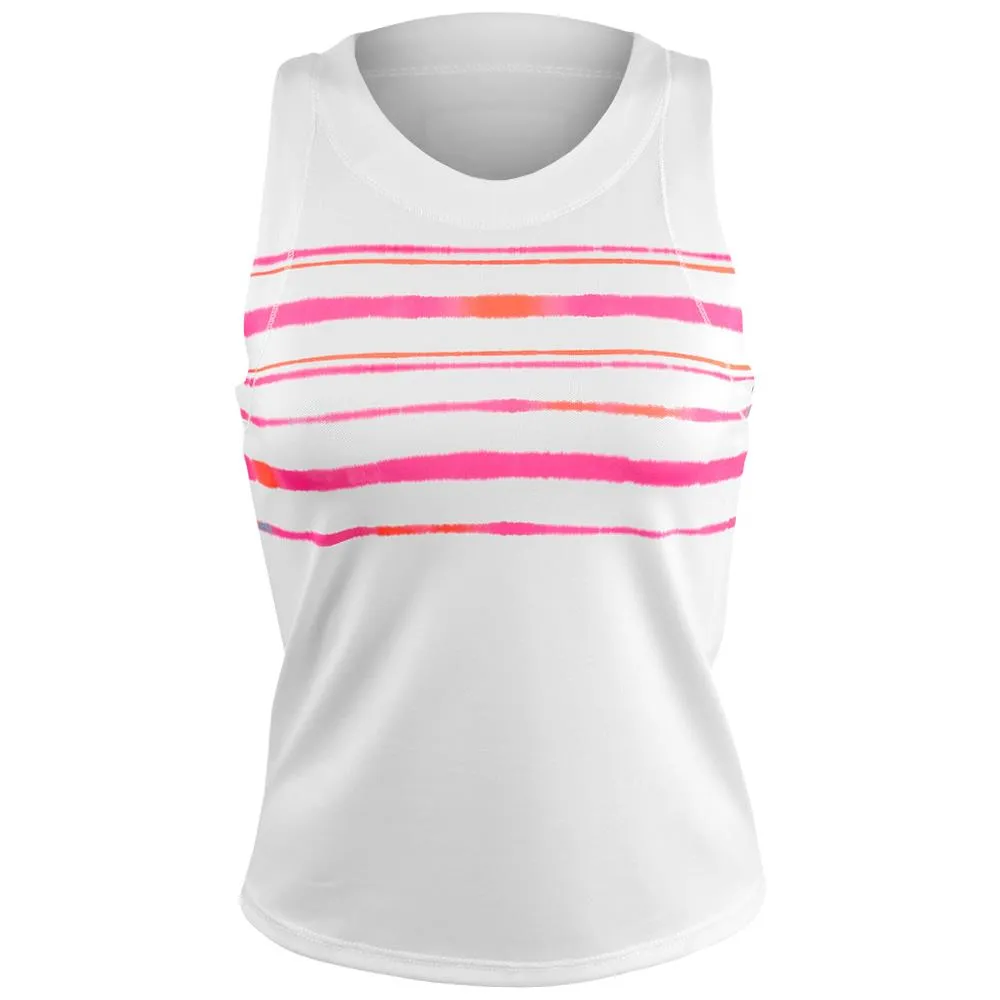 Mixed Media Lucky in Love Women's Shockin' Classics Awe Tank - White Well - Tailored