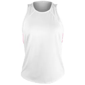 Lucky In Love Women's Winning Streak Chill Tank - White synthetic materials Moisture wicking Sleeveless