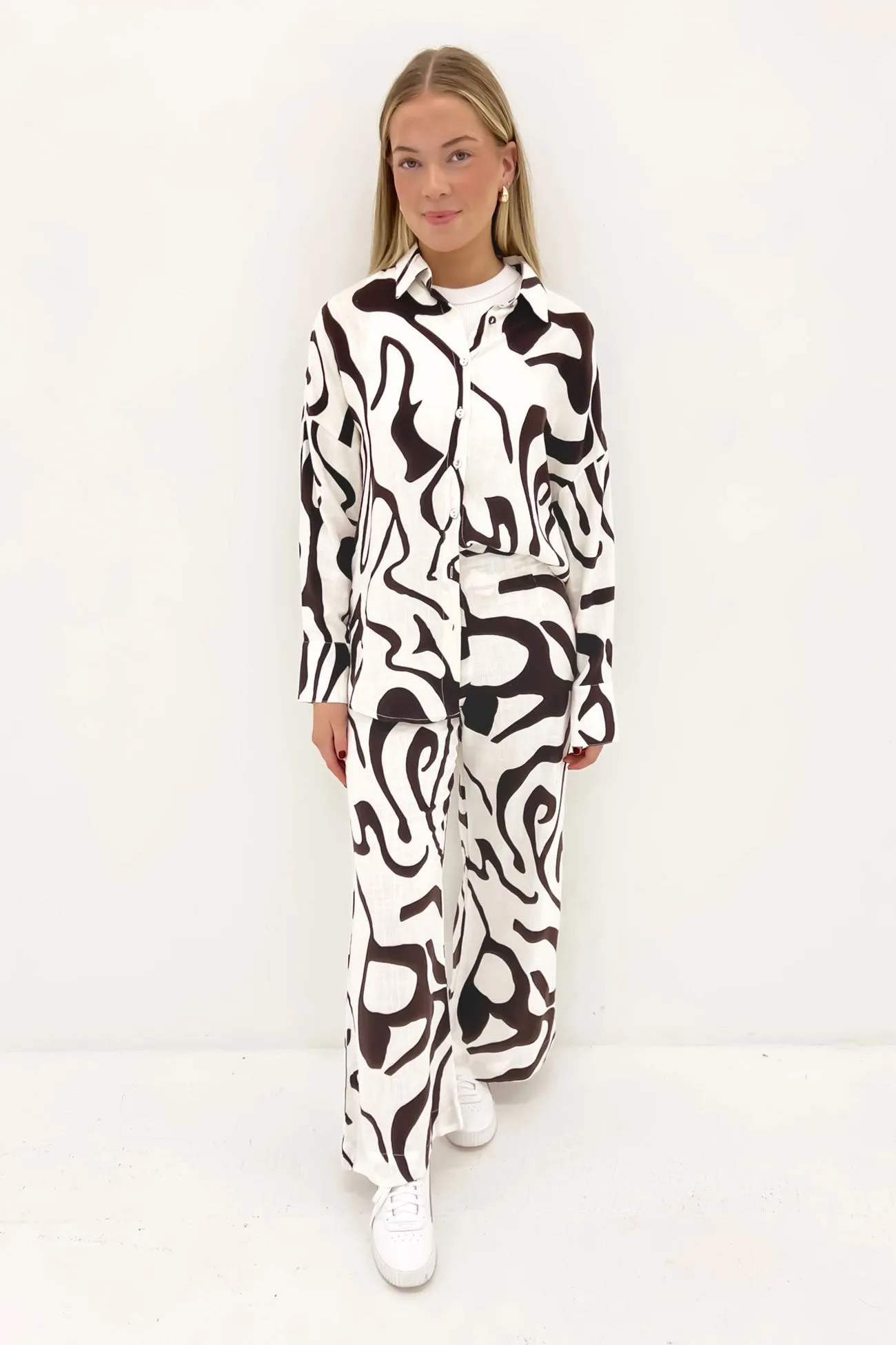 Day-To-Night Wear Lulu Shirt Brown Elise