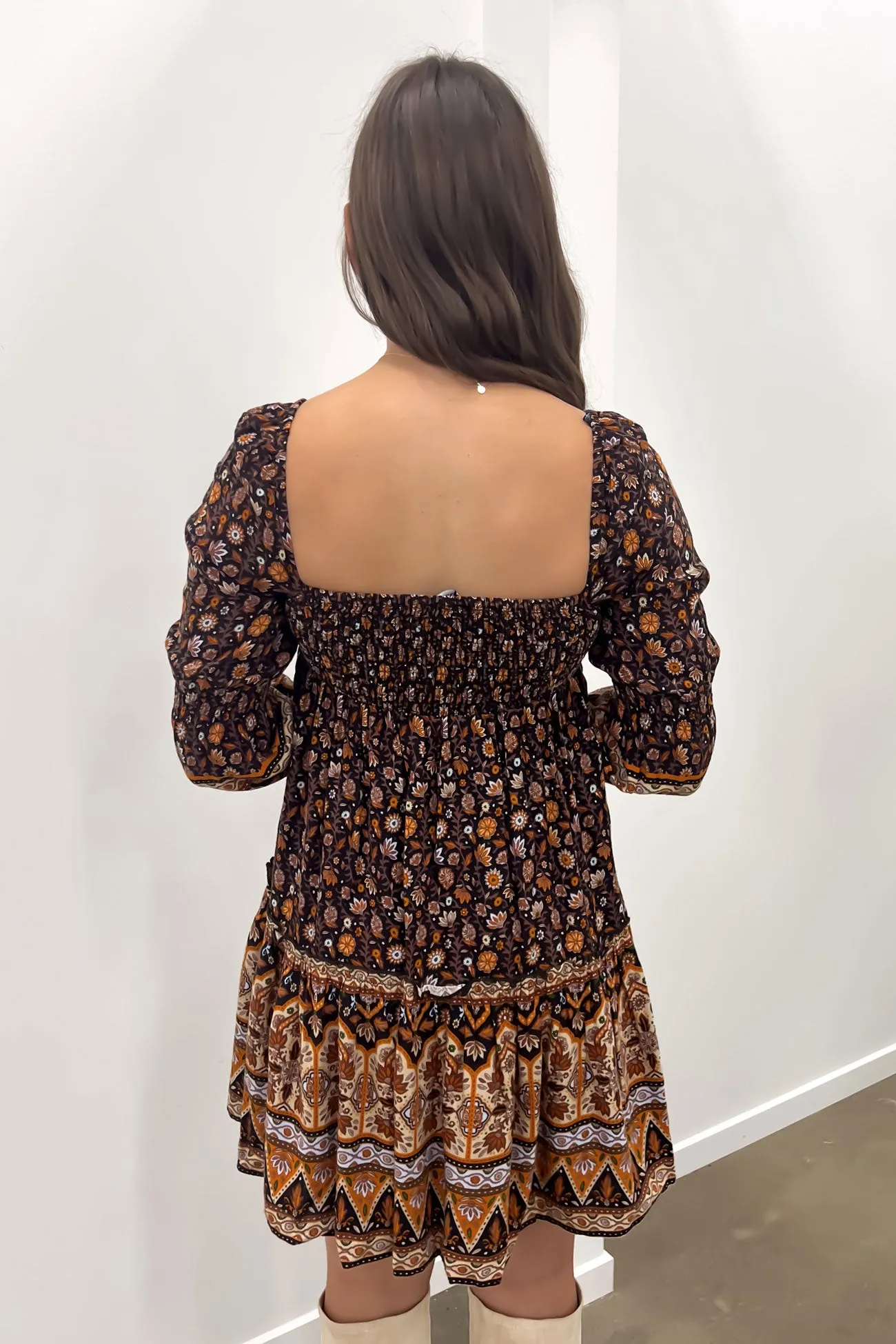 Chill Style Luna Floral Mini Dress Print