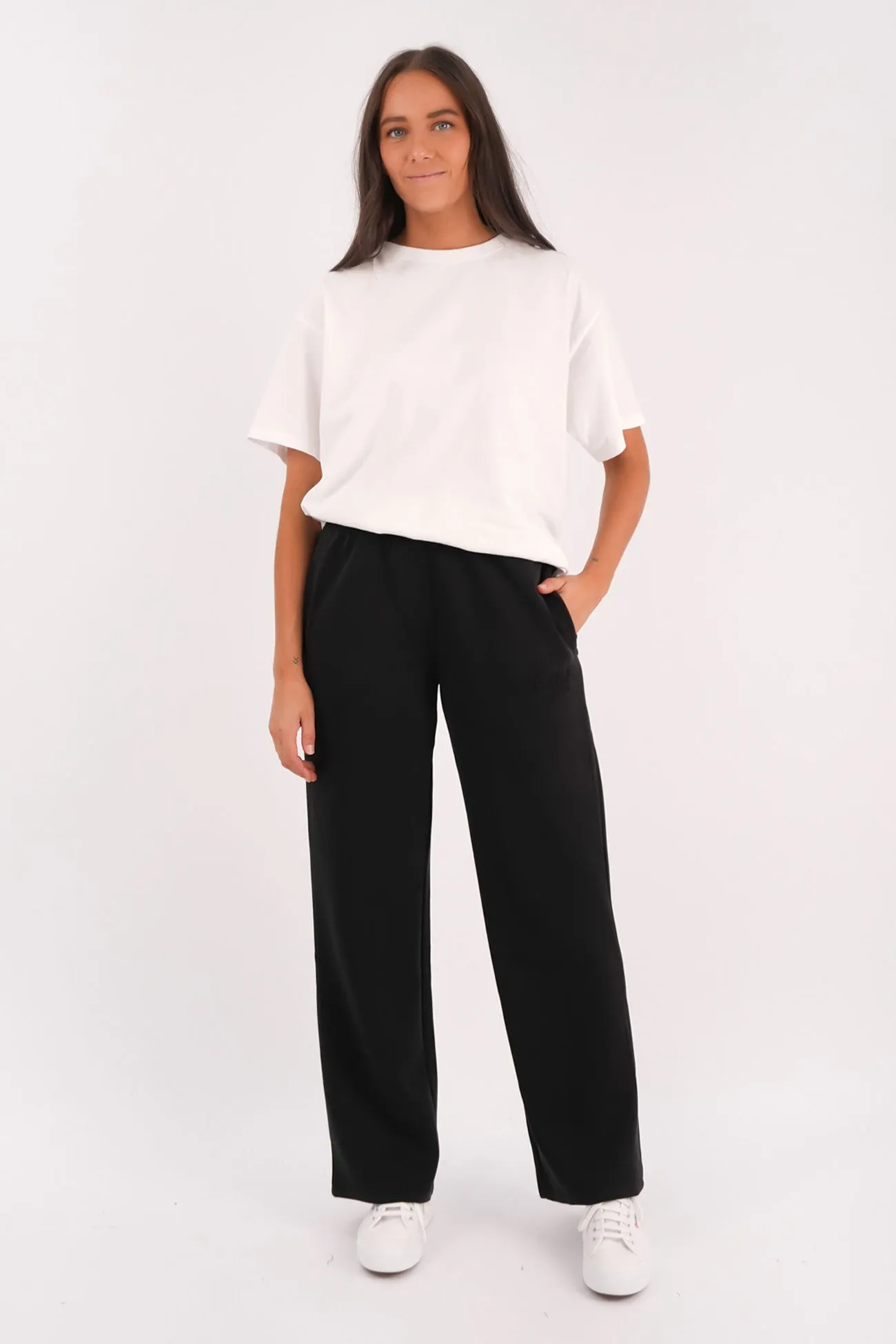 Luxe Active Pant Black Abrasion Resistant Panels