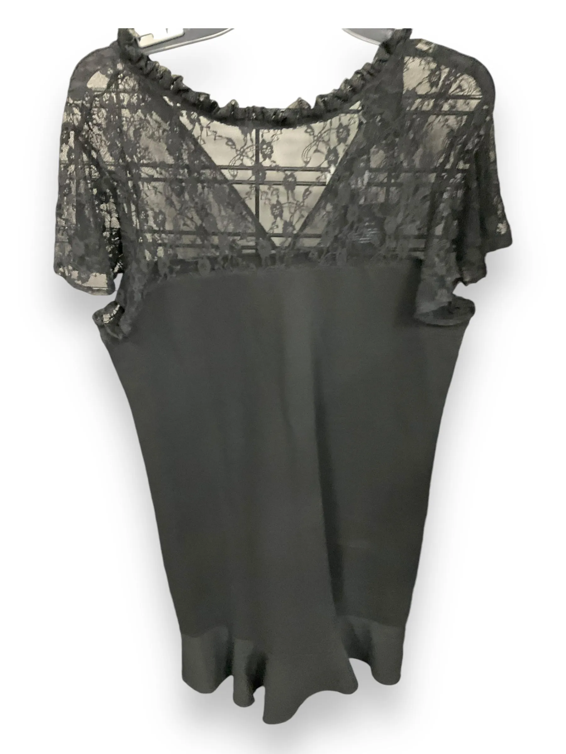 Silky texture Dress Party Midi By Bobeau In Black, Size: Xl