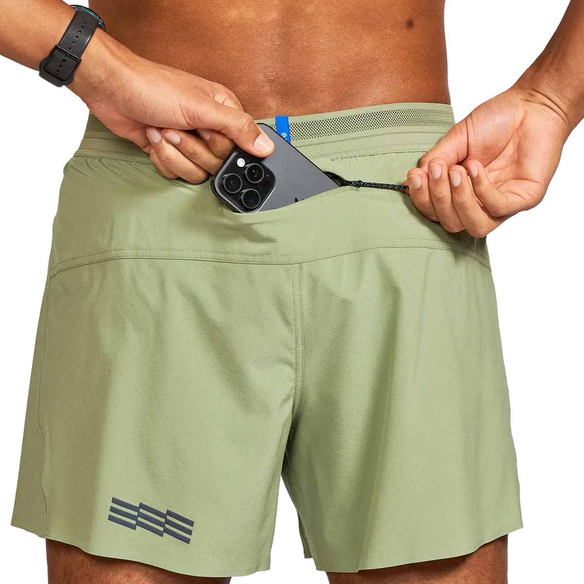 Hood Luxury Brand 5" Men's AFO Middle Short