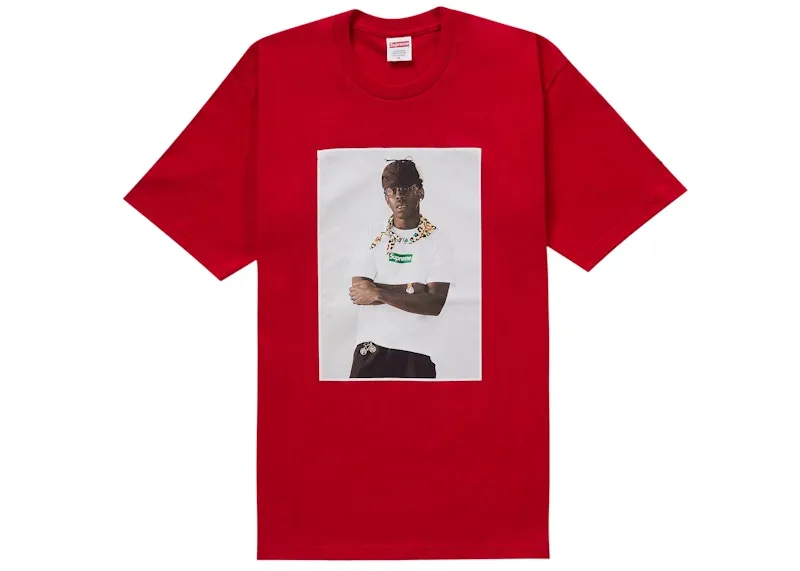 Zipped closure Seamless Design Supreme Tyler The Creator Tee Red