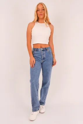 Slim Modern Classic Vibe 90s Relaxed Jean River Blue