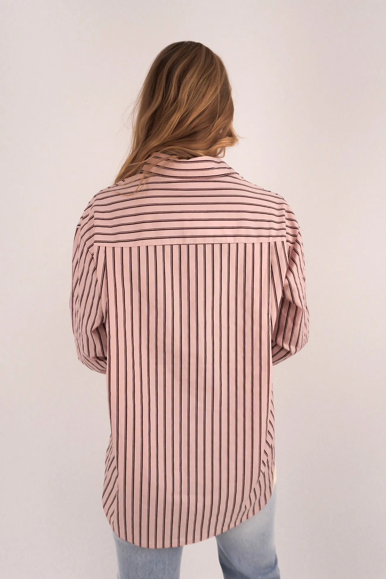 Lynton Shirt Blush Chocolate Reinforced Elasticity Effortless Comfort