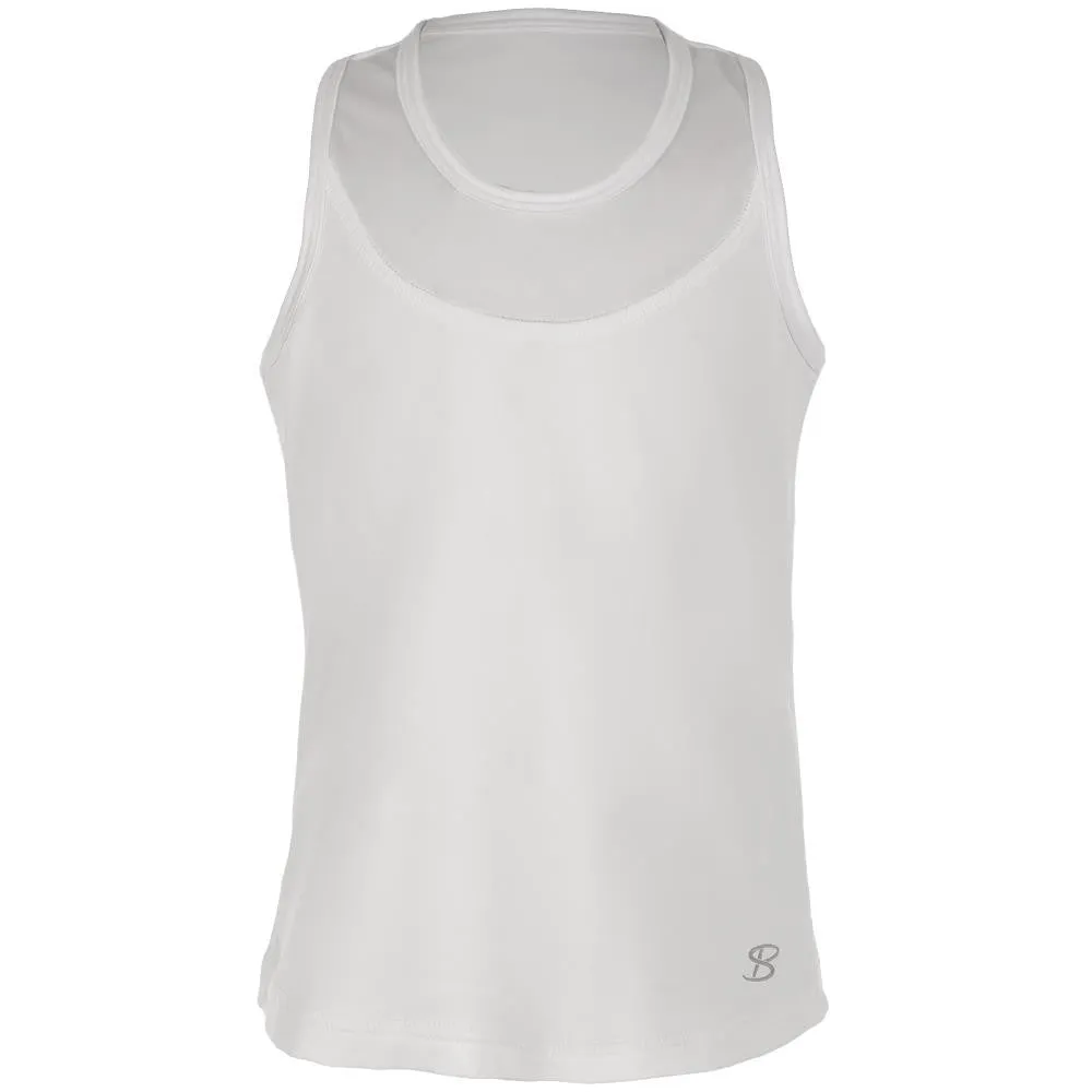 Sofibella Girls Victory Racerback Tank - White Fashionable appearance