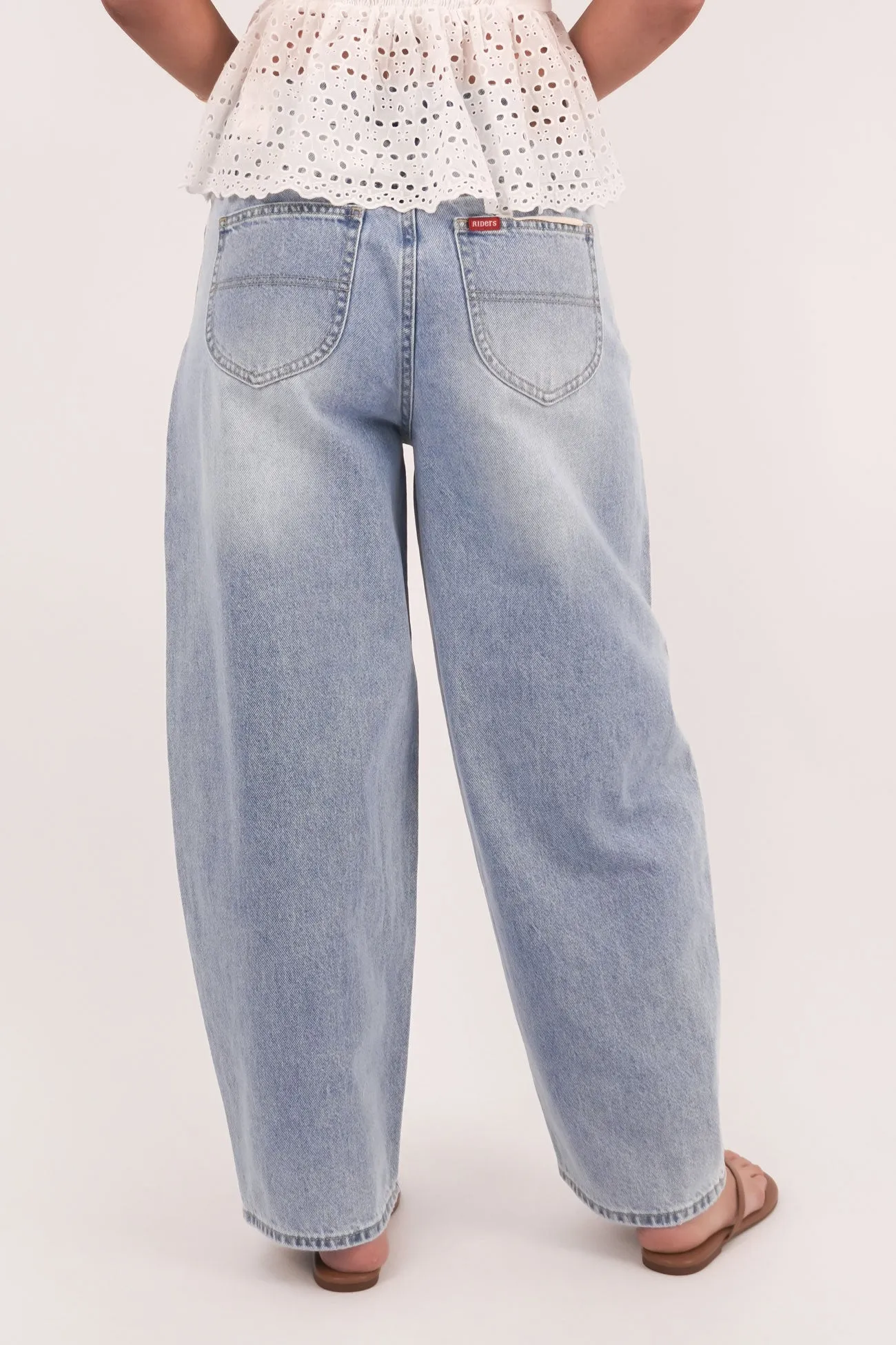 Popular Staple Night Out Bold Look Mid Barrel Jean Brightside Fade Petite