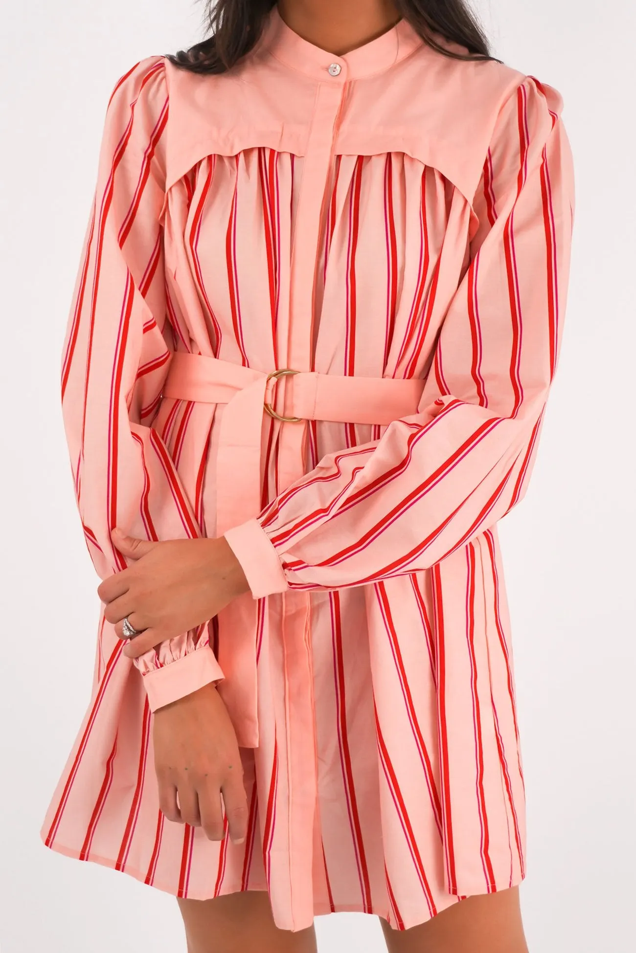 Beauty Feel Mae Mini Dress Pink Stripe