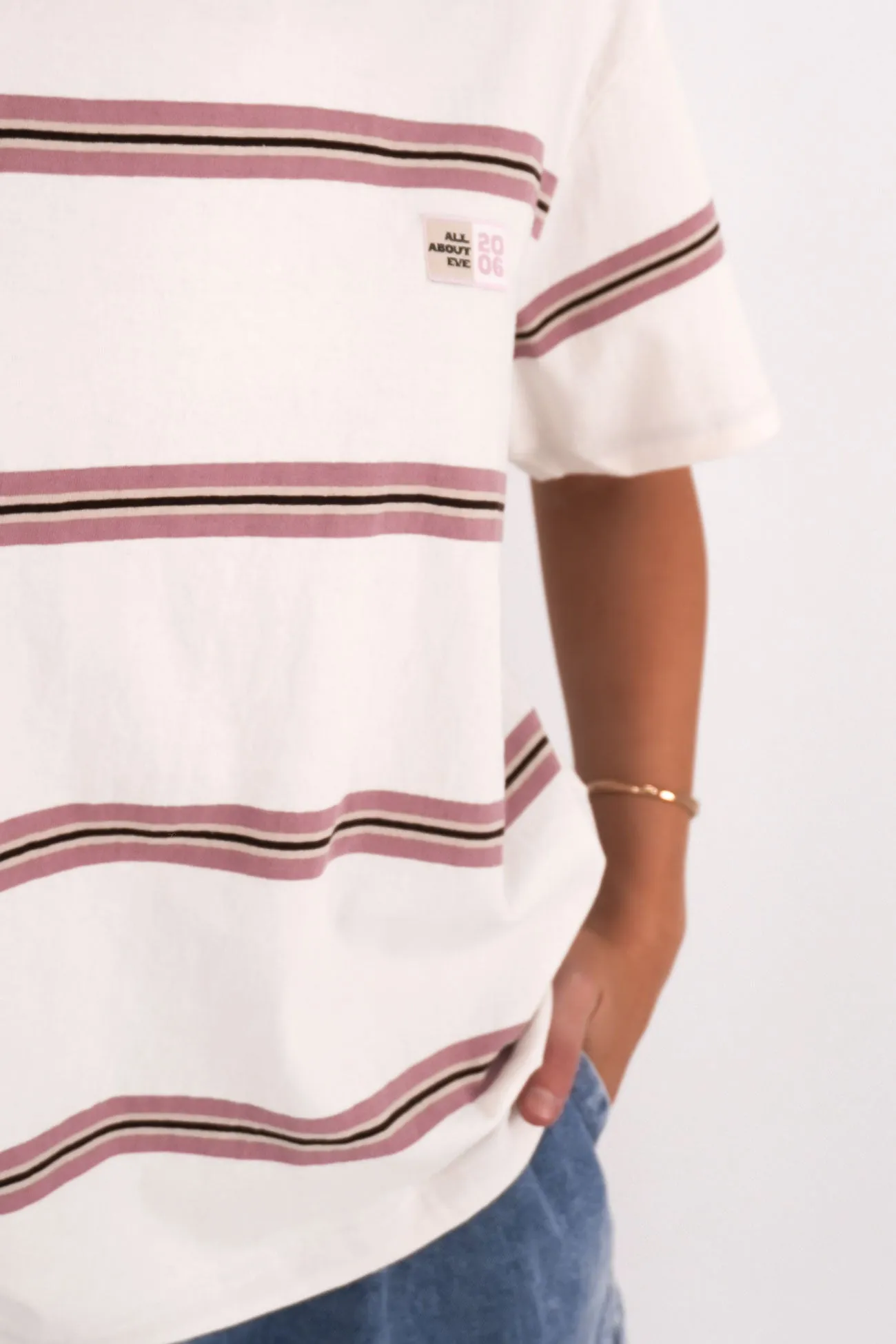 WrinkleResistant Timeless Design Kinsey Stripe Tee