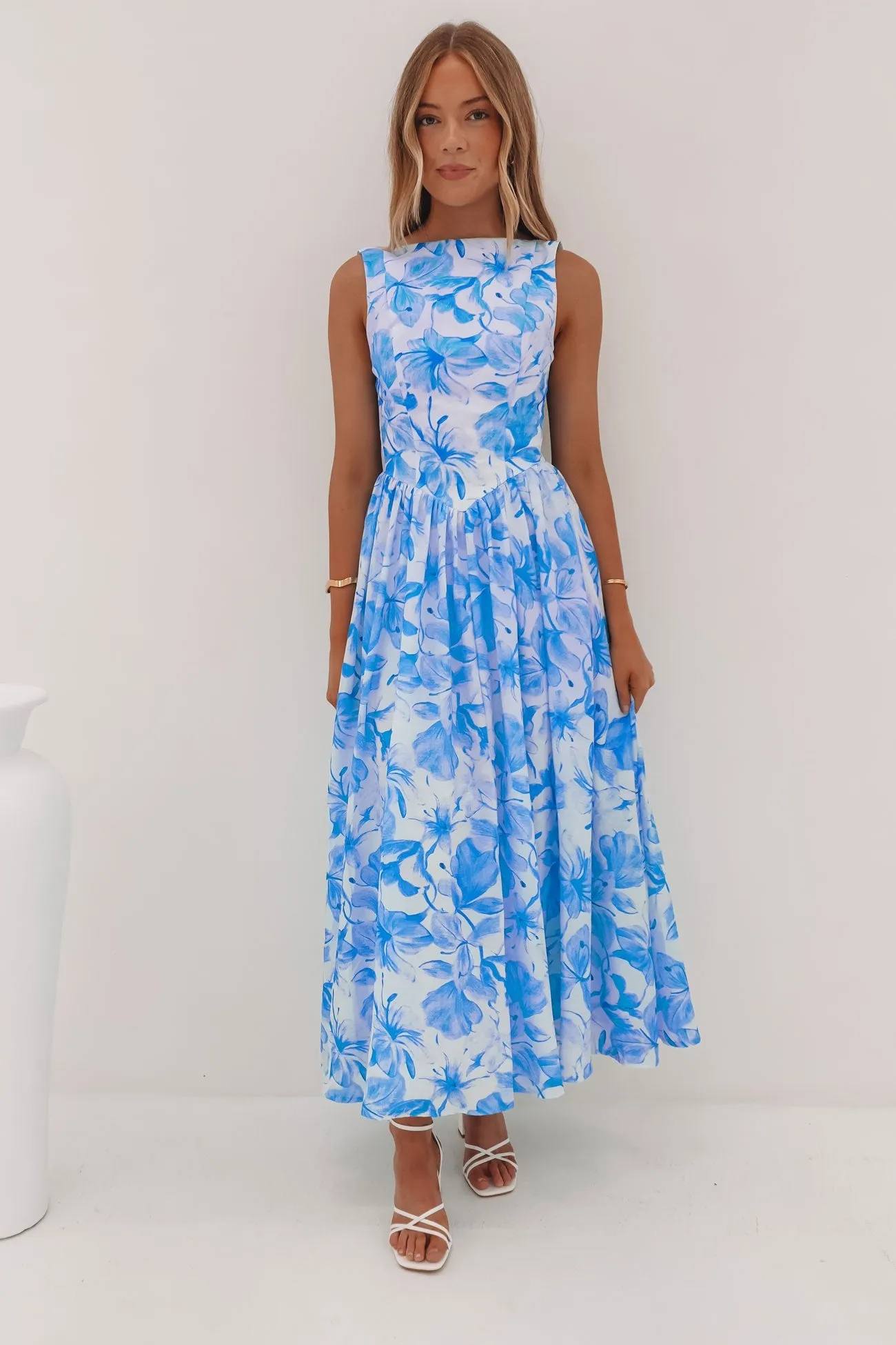 Maisie Maxi Dress Bluejay Casual and Stylish