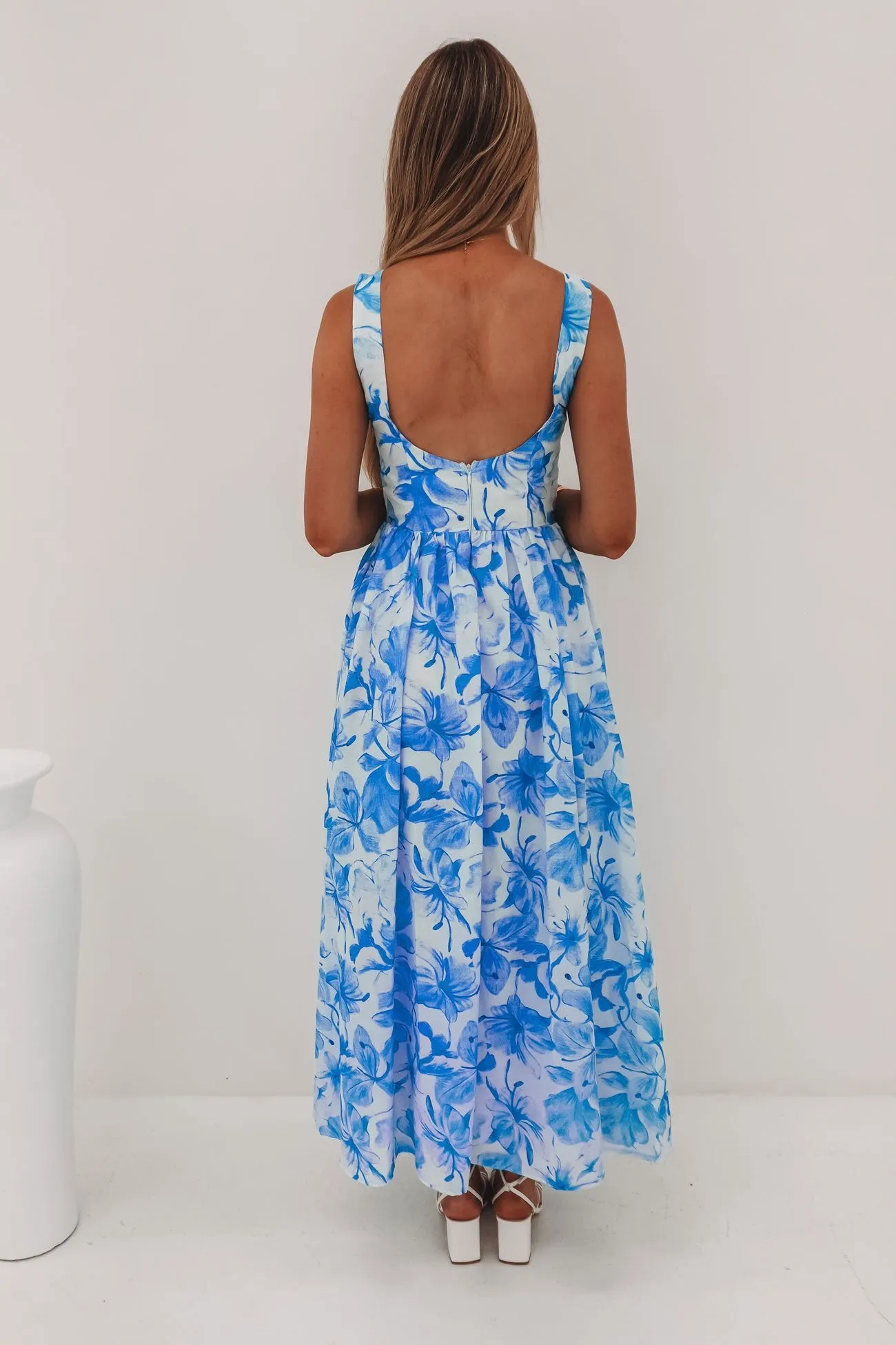 Simple Touch Maisie Maxi Dress Bluejay