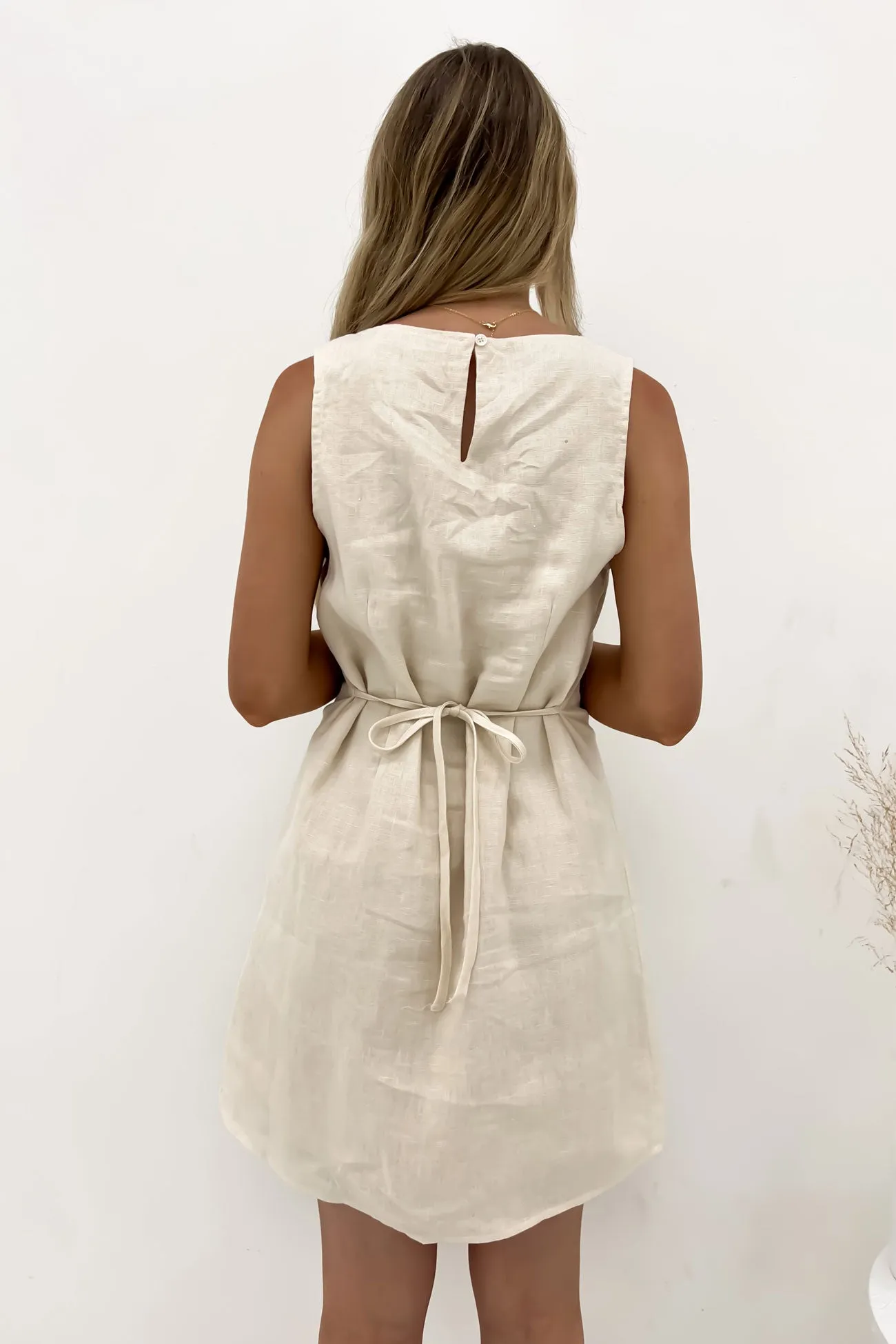 Maize Mini Dress Natural Airy Feel