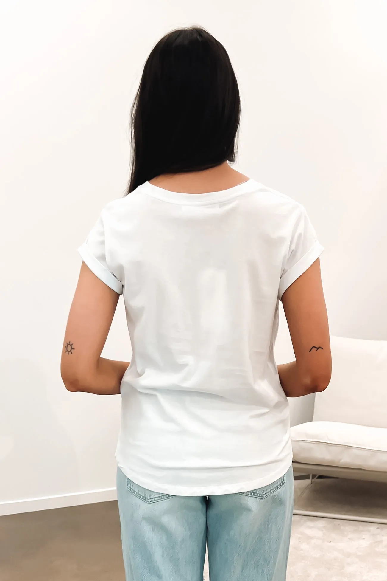 Urban Style Trend Manly Tee White