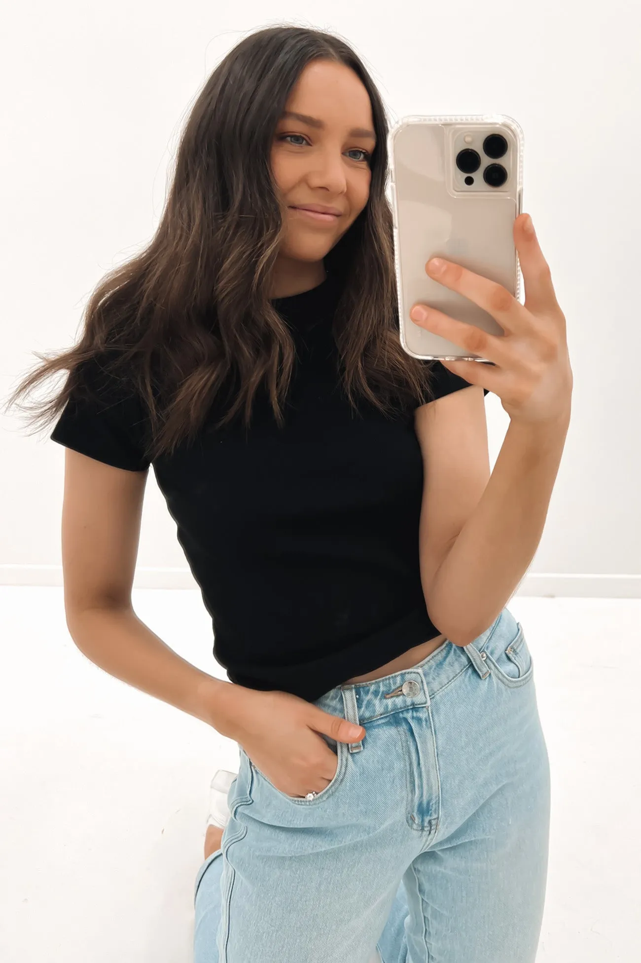 Anti Static Fabric Margo Tee Black