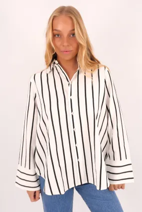 Marnie Shirt White High-Quality Fabric Trendy Outfit