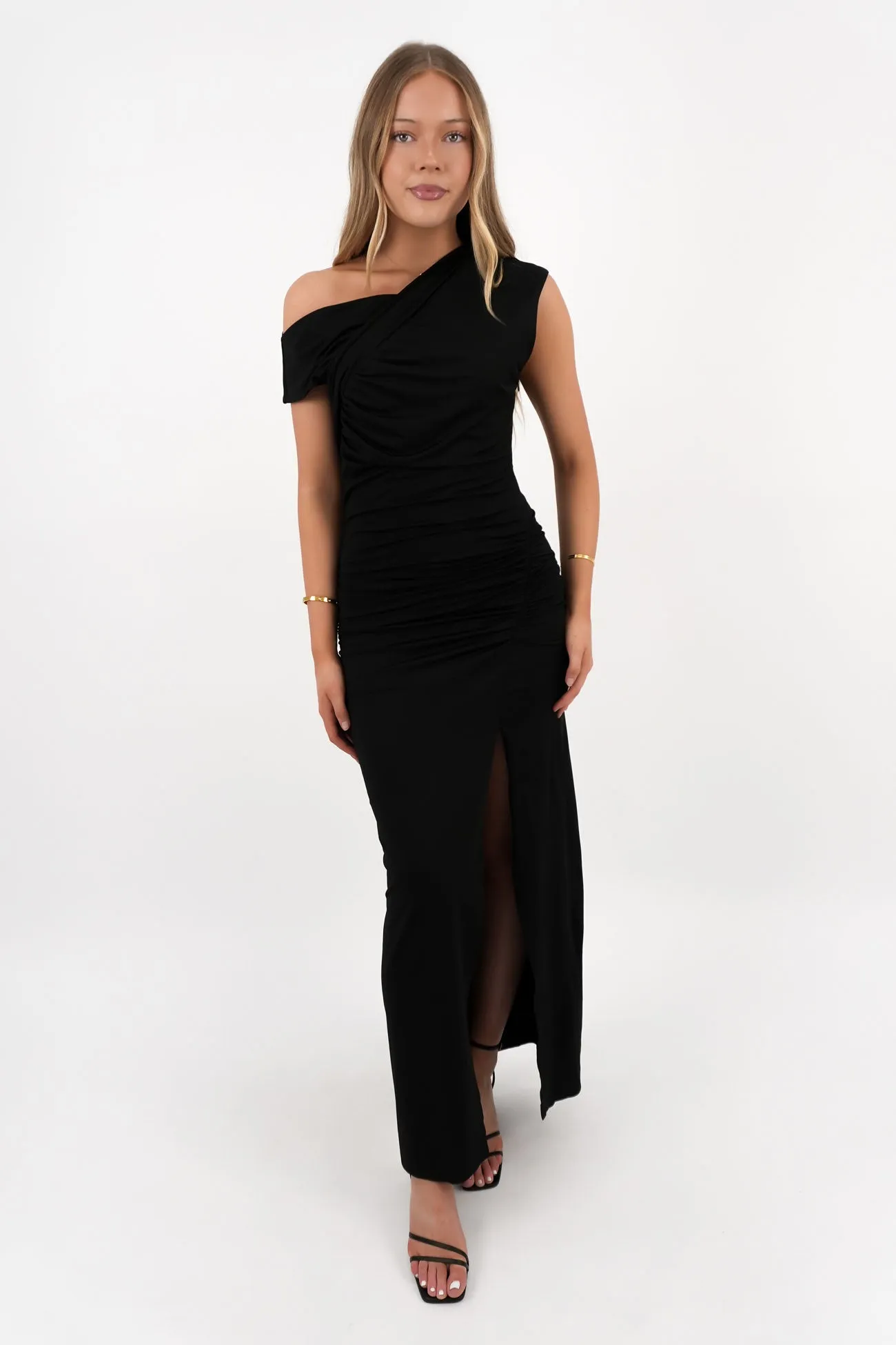 Cozy Base Lounge Mood Sabina Maxi Dress Black