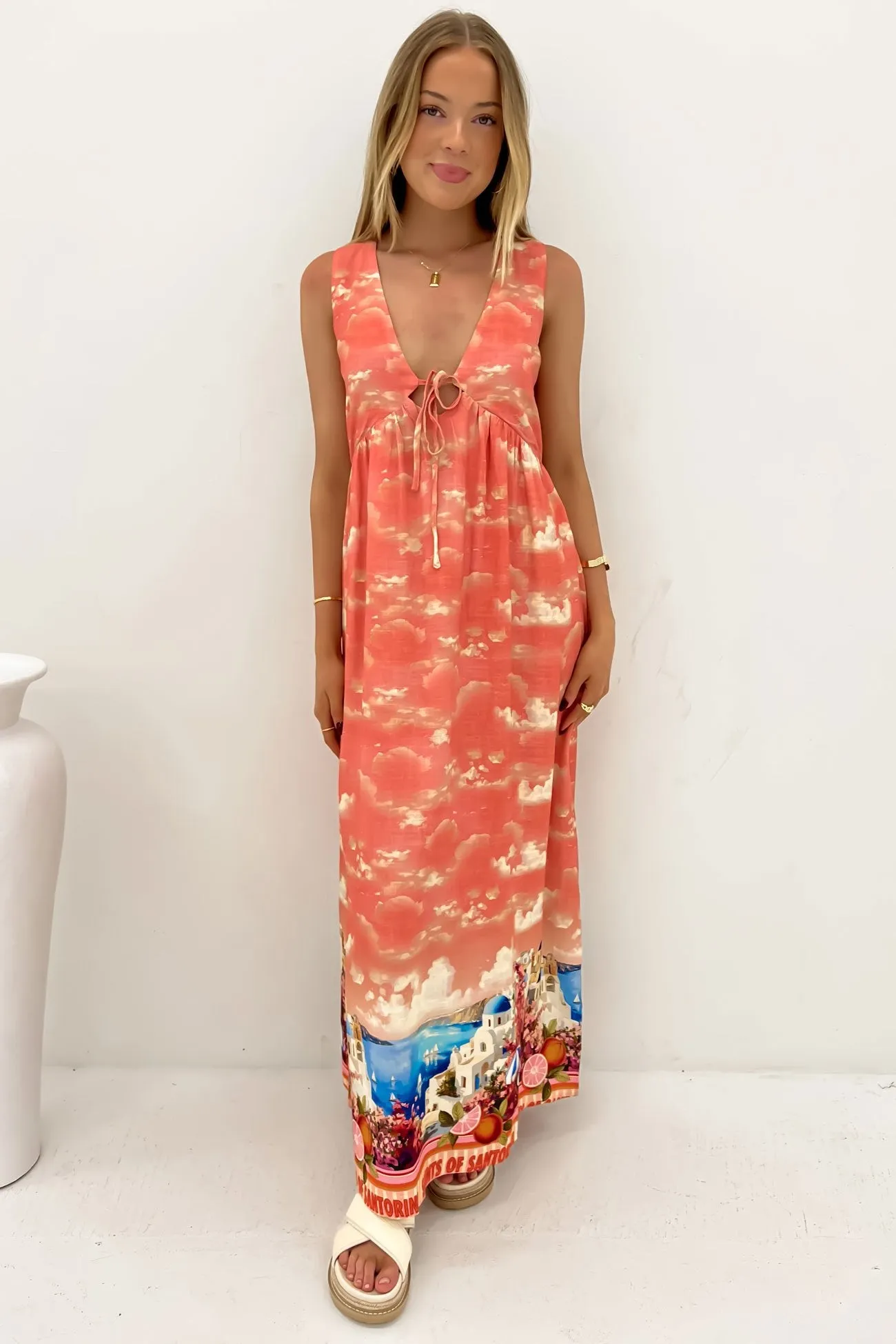 Matteo Maxi Dress Maeve Move Easy Smooth silhouette