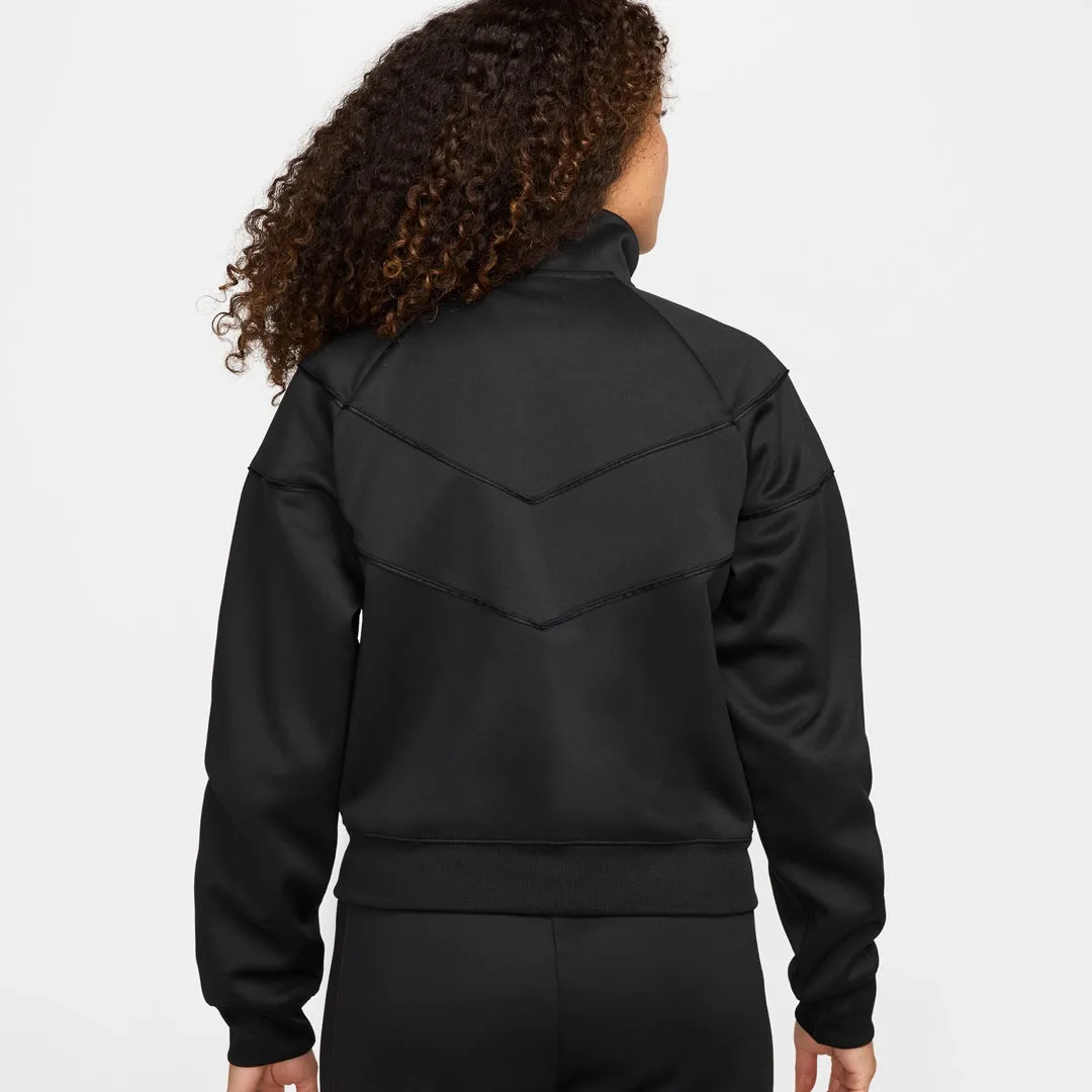 ZeroRestrictionMobility StaticResistantLining Max Ease Nike Women's Heritage Windrunner Jacket - Black