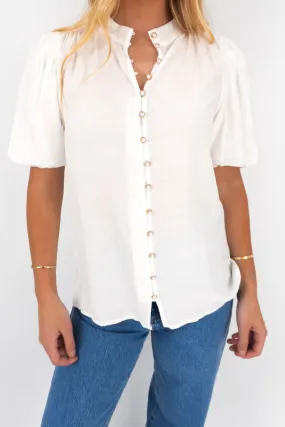High Street Fashion Mayflower Blouse Ivory