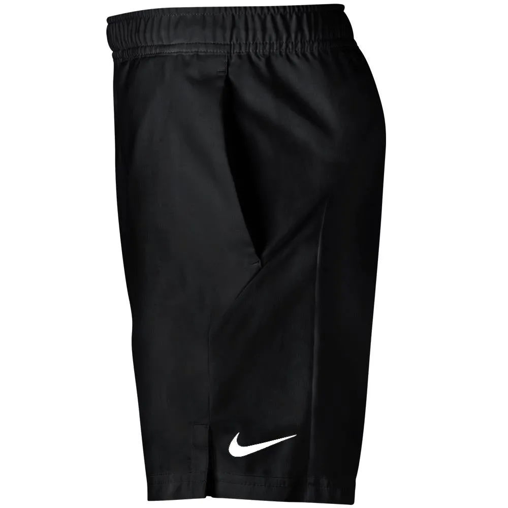 Double Stitched Hooded Nike Boys Court Dry Short - Black