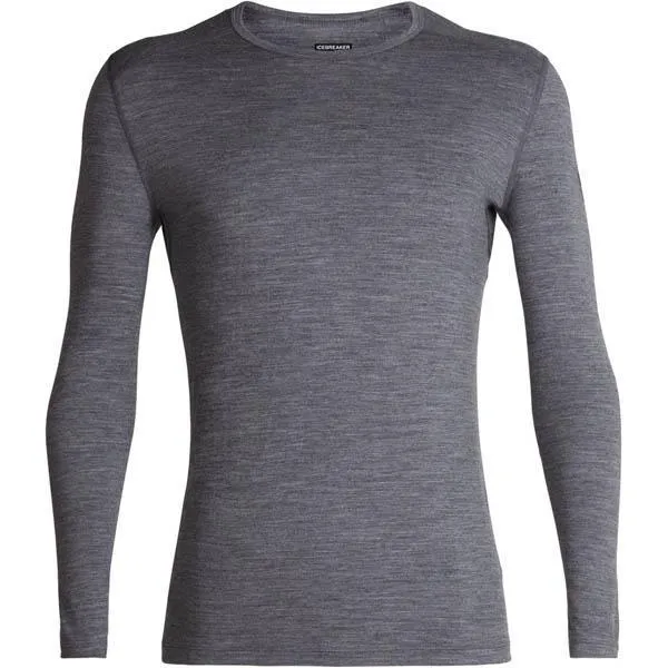 Men's 200 Oasis Long Sleeve Crewe Anti Pilling Fabric Wrinkle Resistant Finish