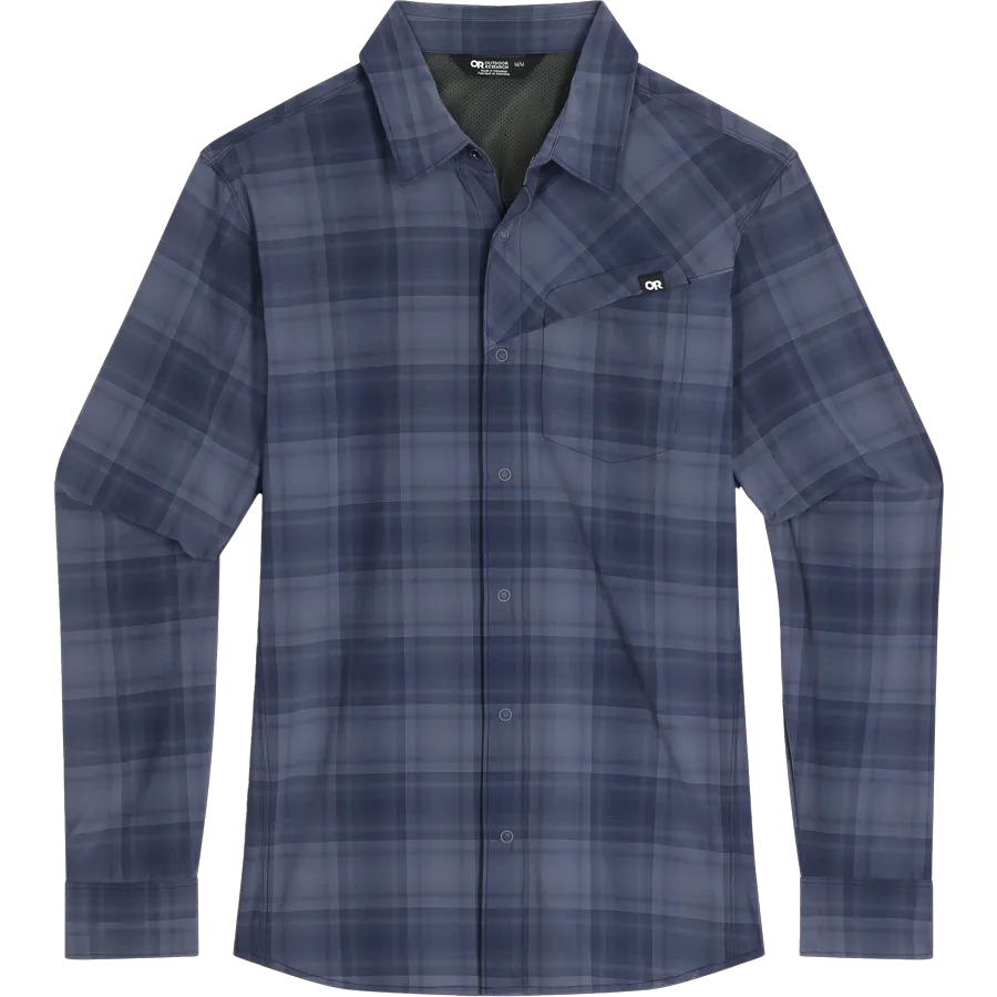 VentilatedMesh Butter Soft Handfeel Men's Astroman Long Sleeve Sun Shirt