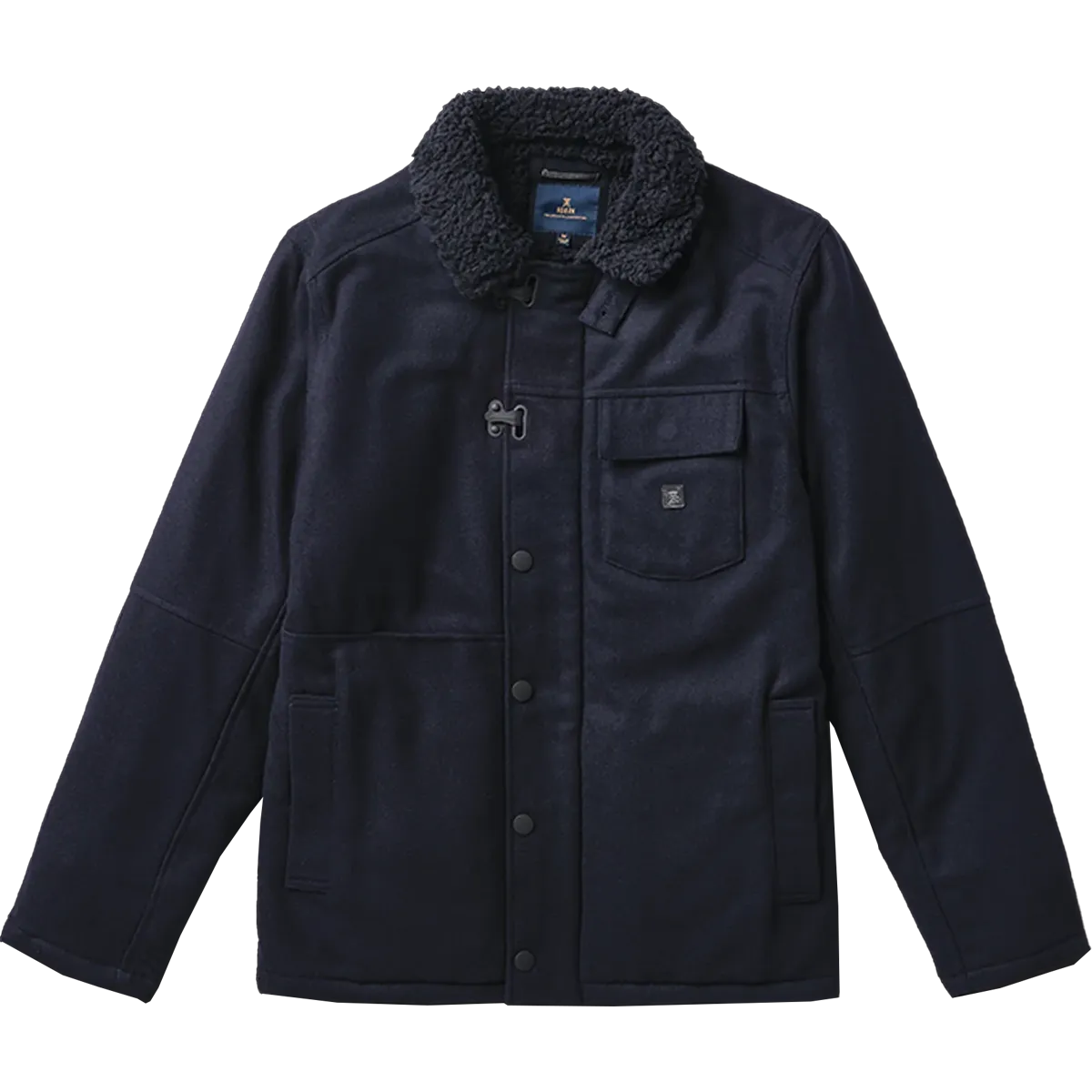 Men's Axeman Jacket Noise Free Zipper Single Buttons