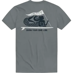 Easy Care Fabric WrinkleFree Weaving Men's Banner Tee