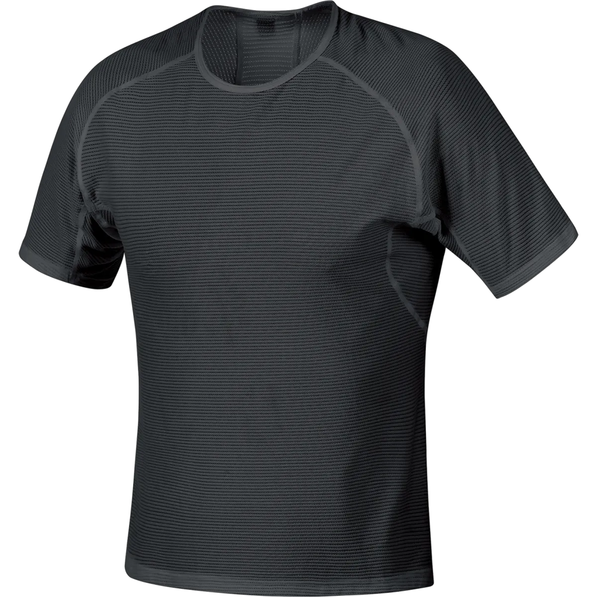 Men's Base Layer Shirt Ergonomic Pattern Design Compact Weave Fabric