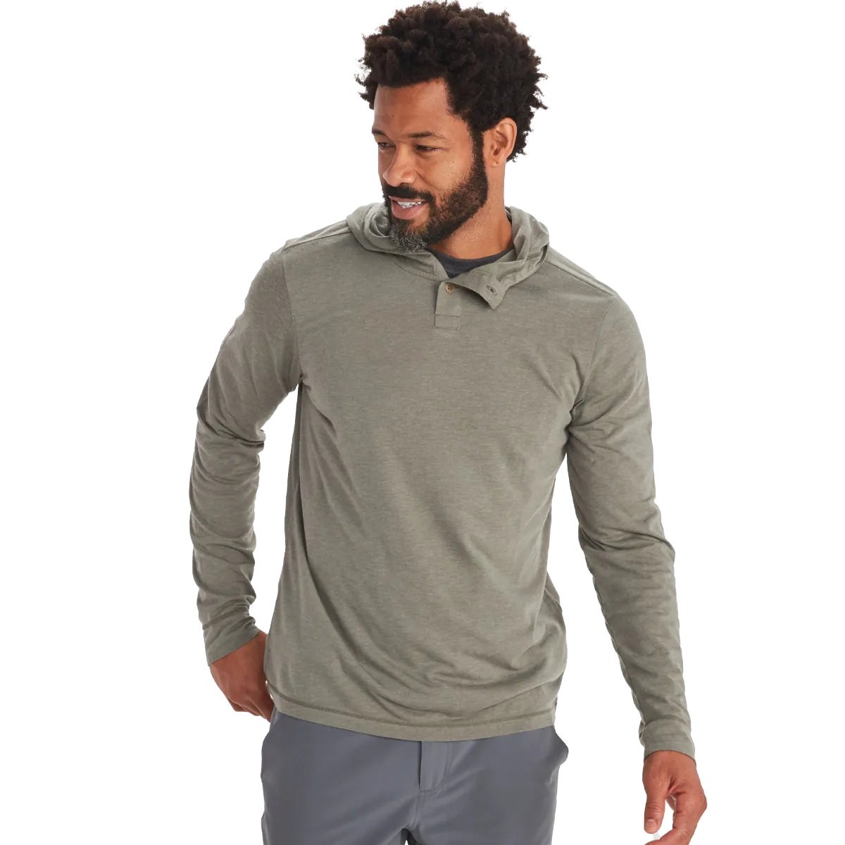 Antibacterial Fabric Interlock Stitch Detail Men's BugsAway Solaro Hoody