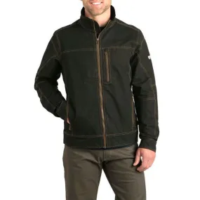 Men's Burr Jacket Long Sleeve Asymmetric Hemline