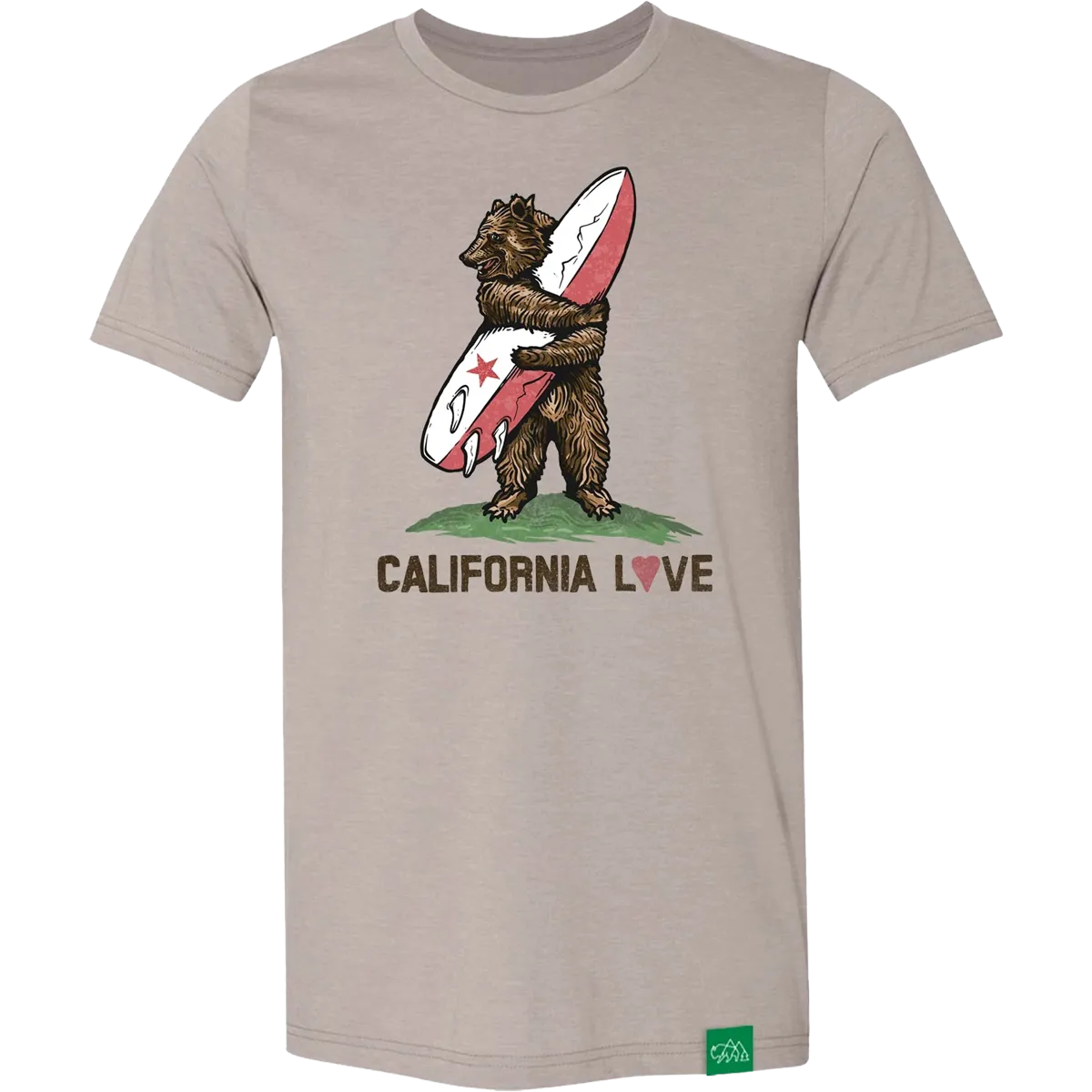 Men's Calfornia Love Tee FlexibleKnit Erasable Surface Coating