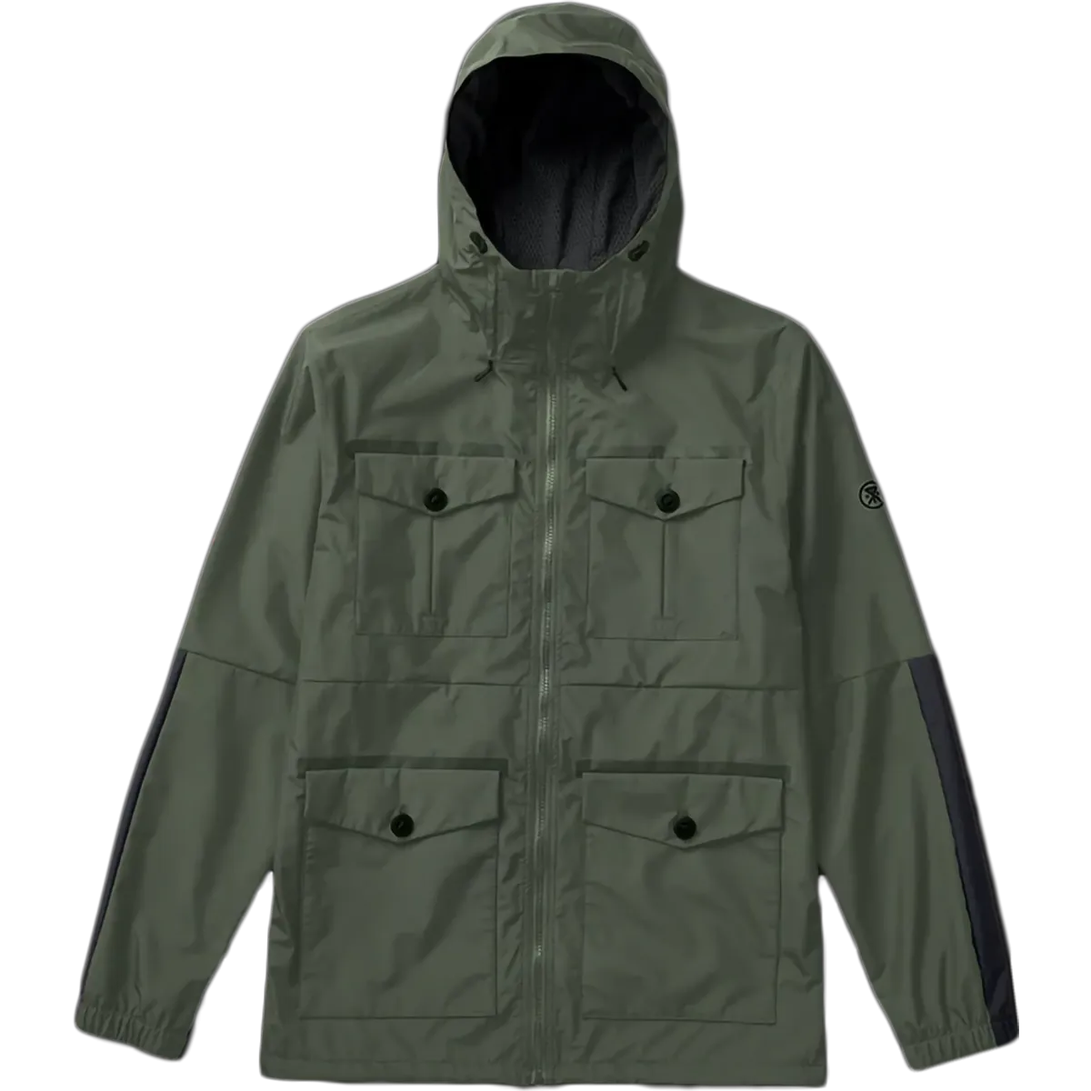Thermal Retention Layer Heavyweight Fabric Men's Cascade Rain Shell