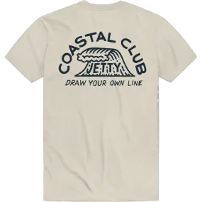 Professional Look Double Stitched Hem Men's Coastal Club Tee