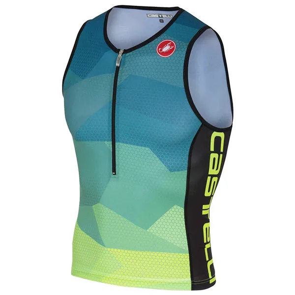 Men's Core 2 Tri Top Ribbed Collar Design