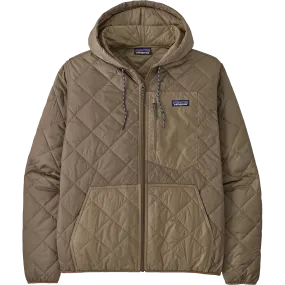 ContouredShoulderFit Men's Diamond Quilt Bomber Hoody