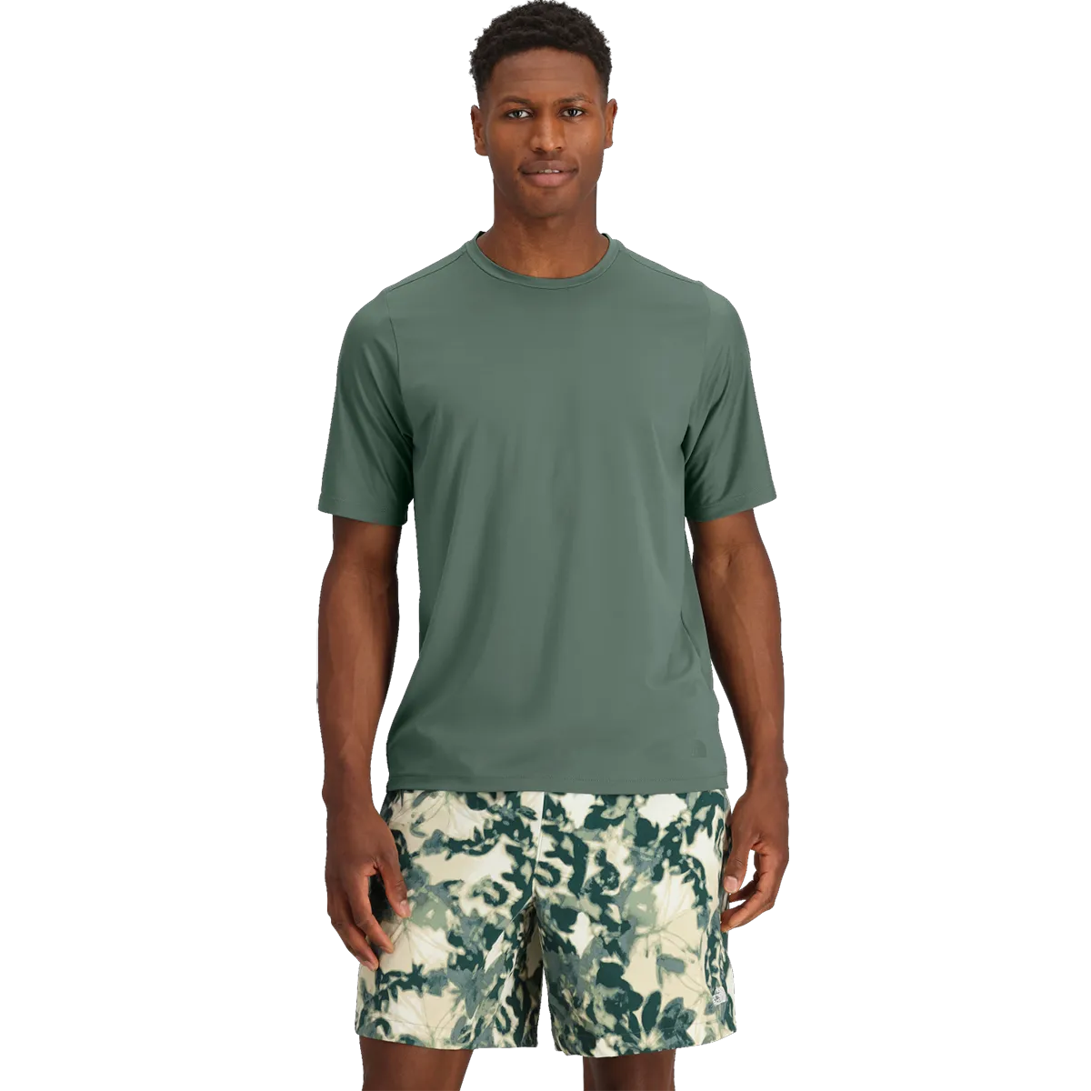 Reflective Safety Accents Full Coverage Fit Men's Dune Sky Short Sleeve