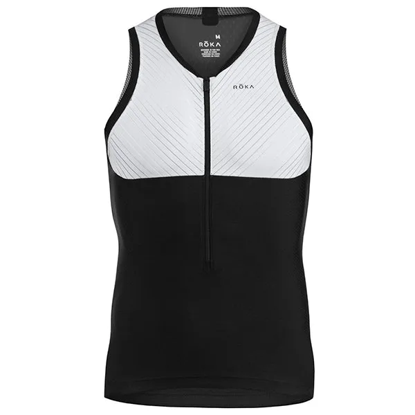 Men's Elite Aero II Sleeveless Tri Top OEKOTEX Certified Fabric