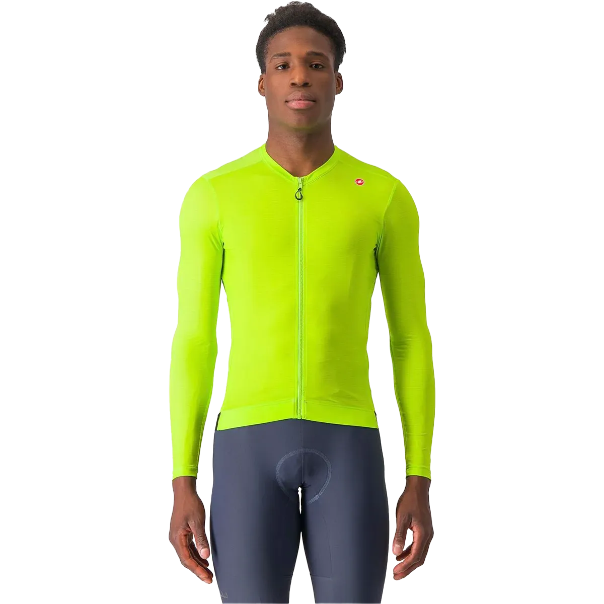 Men's Espresso Long Sleeve Jersey Airflow Mesh Panel
