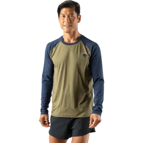 FlexibleRibbing Men's EZ Tee Perf Long Sleeve Trail