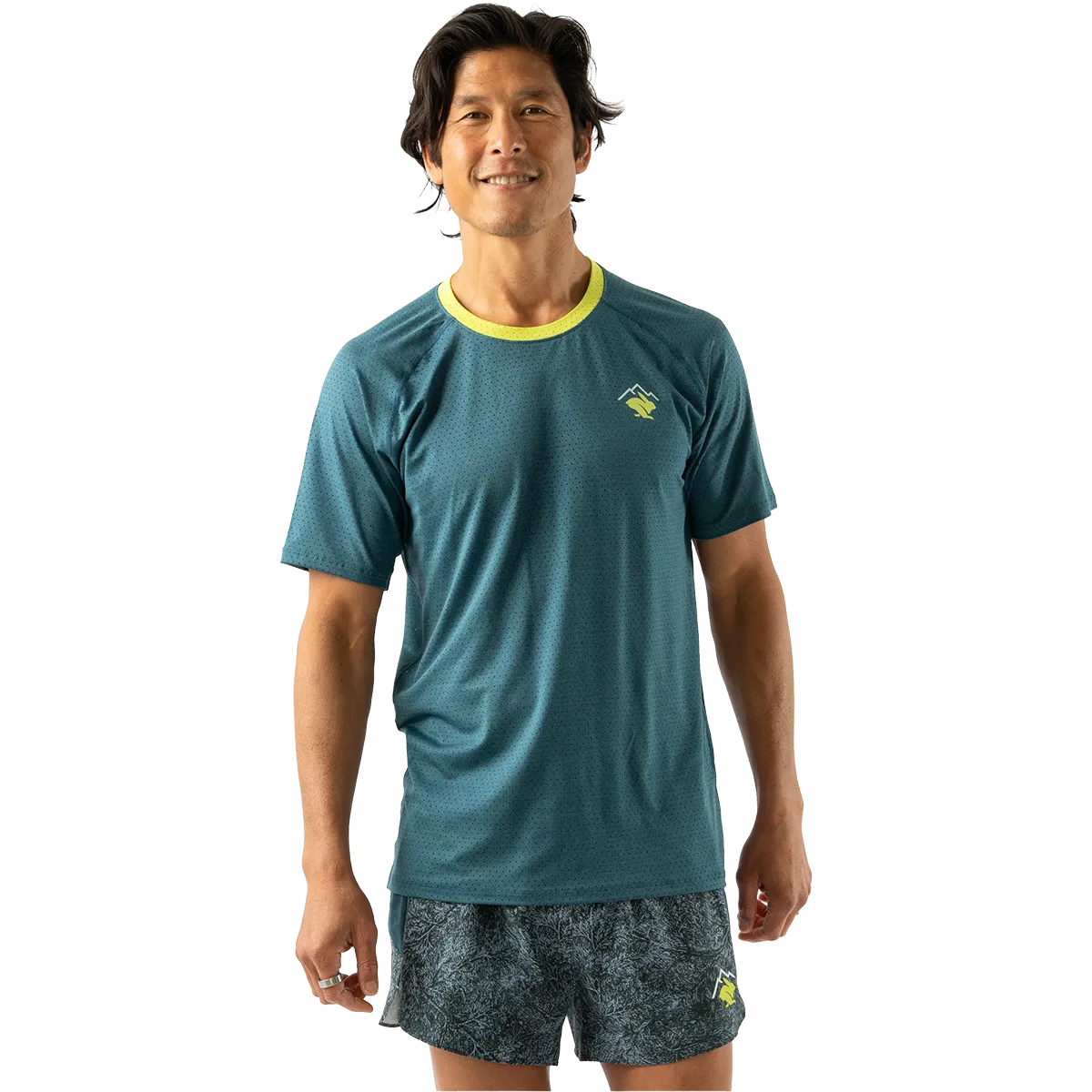 Men's EZ Tee Perf Short Sleeve Trail Fun Design Soft Cotton Blend