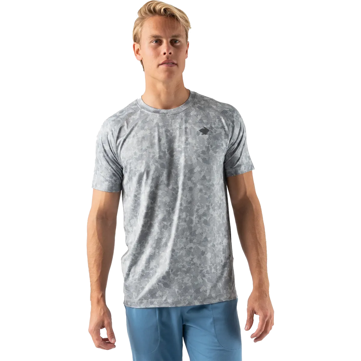 Distressed Hem Finish Men's EZ Tee Short Sleeve