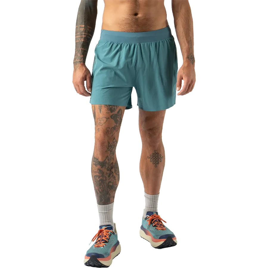 Men's FKT 5" Short Studded Embellishments Lustrous Appearance