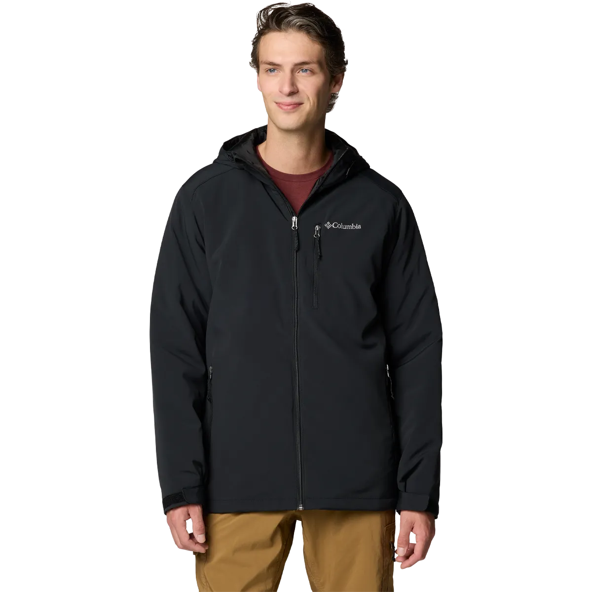Men's Gate Racer II Softshell Jacket Layer Friendly Shape Foldable Design