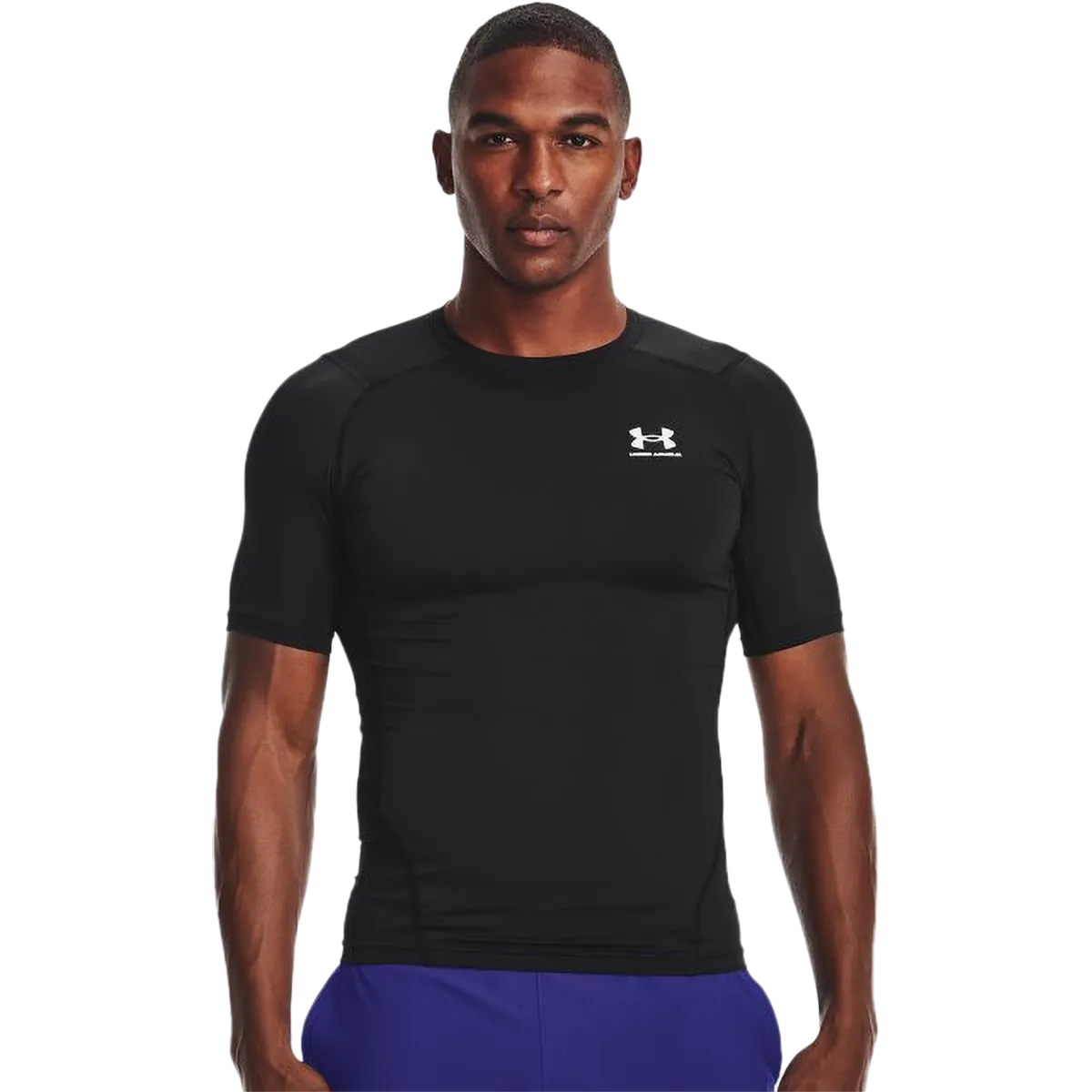 Men's HeatGear Armour Short Sleeve UltravioletProtectionFabric